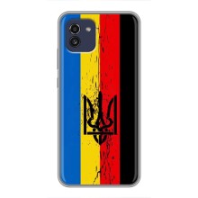 Украинские Чехлы для Samsung Galaxy A03 (A035) с картинкой УПА (AlphaPrint) (Флаг УПА)