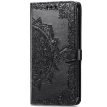 Кожаный чехол (книжка) Art Case с визитницей для Samsung Galaxy A03s – Черный