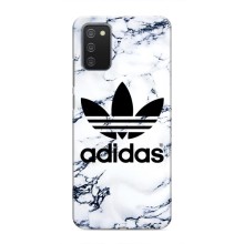 Чехлы Адидас для Samsung Galaxy A03s (AlphaPrint) (Адидас на мраморе)