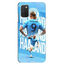 Чехлы с принтом для Samsung Galaxy A03s Футболист (Erling Haaland)