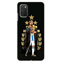 Чехлы Лео Месси Аргентина для Samsung Galaxy A03s (Месси Аргентина)