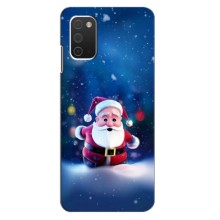 Чехлы на Новый Год Samsung Galaxy A03s (Маленький Дед Мороз)