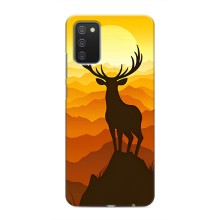 Чохли з зображенням різних тварин на Samsung Galaxy A03s (Силует Оленя)