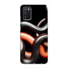Чохли з зображенням різних тварин на Samsung Galaxy A03s (Змія)