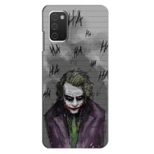 Чехлы с картинкой Джокера на Samsung Galaxy A03s (Joker клоун)