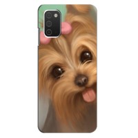 Чехол (ТПУ) Милые собачки для Samsung Galaxy A03s (Йоршенский терьер)