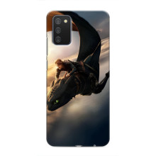 Чехол дракон Беззубик для Samsung Galaxy A03s – Полет Беззубика