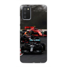 Чехол Формула1 на Samsung Galaxy A03s – Гонка Ф1