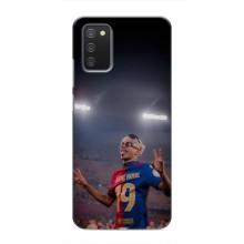 Чехол с футболистом Ламин Ямаль Samsung Galaxy A03s – Ямаль на стадионе