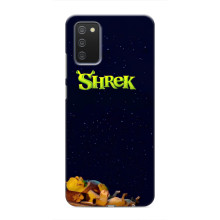 Чехол с мультфильмом Шрек на Samsung Galaxy A03s – Шрек лого