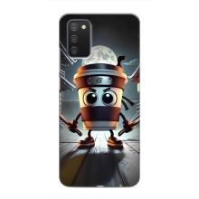 Чохол з мемом Тралалело тралала на Samsung Galaxy A03s – Капучіно асасіно