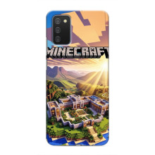 Чехол с картинками Майнкрафт для Самсунг А03с – Minecraft