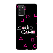 Чехол Гра в кальмара для Samsung Galaxy A03s – Логотип игры кальмара