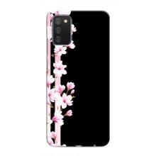 Чехлы с тематикой "ЦВЕТЫ" на Samsung Galaxy A03s (Цветочки)