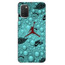 Силиконовый Чехол Nike Air Jordan на Самсунг Гелекси А03с (Джордан Найк)