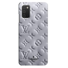 Текстурный Чехол Louis Vuitton для Самсунг Гелекси А03с – Белый ЛВ