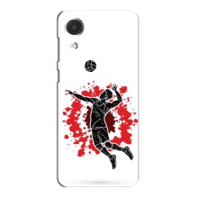 Чехлы с принтом Спортивная тематика для Samsung Galaxy A04 Core – Волейболист