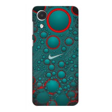 Силиконовый Чехол на Samsung Galaxy A04 Core с картинкой Nike (Найк зеленый)