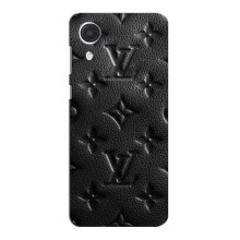 Текстурный Чехол Louis Vuitton для Самсунг А04 Кор (Черный ЛВ)