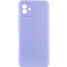 Чехол Silicone Cover Lakshmi Full Camera (A) для Samsung Galaxy A04 (Сиреневый)