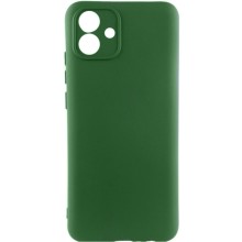 Чехол TPU GETMAN Liquid Silk Full Camera для Samsung Galaxy A04 – Зеленый