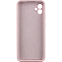 Чехол TPU GETMAN Liquid Silk Full Camera для Samsung Galaxy A04 – Розовый