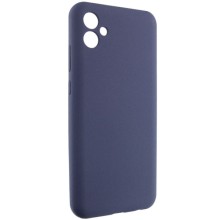 Чехол TPU GETMAN Liquid Silk Full Camera для Samsung Galaxy A04 – Синий
