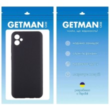 Чехол TPU GETMAN Liquid Silk Full Camera для Samsung Galaxy A04 – Черный
