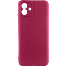 Чохол Silicone Cover Lakshmi Full Camera (AA) для Samsung Galaxy A04 (Бордовий)