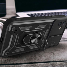 Чехол Ummi Camshield Serge Ring для Samsung Galaxy A04 – Черный