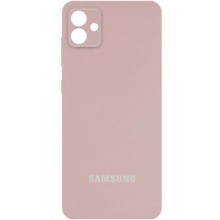 Чехол Silicone Cover Full Camera (AA) для Samsung Galaxy A04 – Розовый