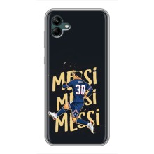 Чохли для Samsung Galaxy A04 (Leo чемпіон) (AlphaPrint) (Messi ПСЖ)