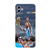 Чехлы Лео Месси Аргентина для Samsung Galaxy A04 (Месси король)