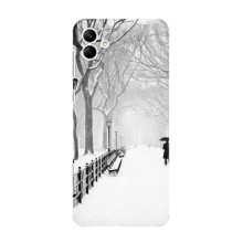 Чехлы на Новый Год Samsung Galaxy A04 – Снегом замело
