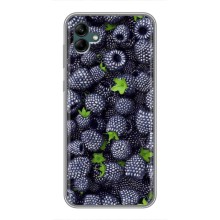 Чехлы с Фруктами для Samsung Galaxy A04 (VPrint) (Ежевика)