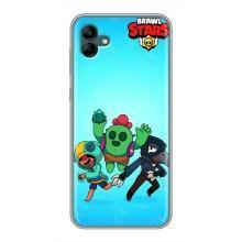 Чехлы Brawl Stars для Samsung Galaxy A04 (AlphaPrint) – Трио героев