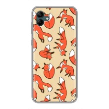 Чехлы с картинкой Лисички для Samsung Galaxy A04 (VPrint) (Лисички)