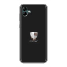 Чехол Майнкрафт на Samsung Galaxy A04 (AlphaPrint) Minecraft (Овечка Майнкрафт)