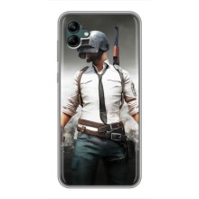 Чехол PUBG для Самсунг А04 (AlphaPrint) (Пабг мен)