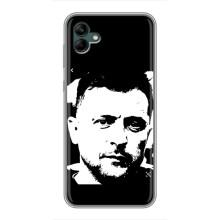 Чехол для Samsung Galaxy A04 (AlphaPrint - с принтом Зеленского) – Зеленский АРТ