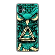 Чехол с птицами на Samsung Galaxy A04 (VPrint) (Сова с глазом)