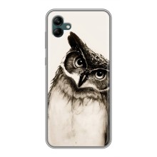Чехол с птицами на Samsung Galaxy A04 (VPrint) (Сова)