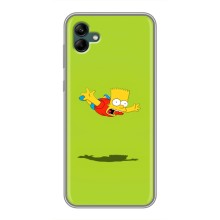 Чехол с Симпсонами для Samsung Galaxy A04 (VPrint) (Барт Симпсон)