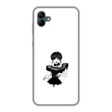Чехлы Венсдей на Samsung Galaxy A04 Уэнсдей (AlphaPrint) (танец Уэнздей)