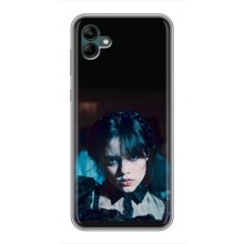 Чехлы Венсдей на Samsung Galaxy A04 Уэнсдей (AlphaPrint) (взгляд Уэнздей)