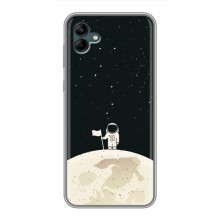 Космические Чехлы для Самсунг А04 (VPrint) (На луне)