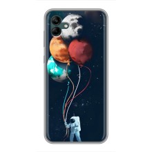 Космические Чехлы для Самсунг А04 (VPrint) (Планеты шарики)