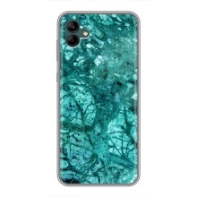 Мраморный чехол на Samsung Galaxy A04 (VPrint) (Зеленый мрамор)