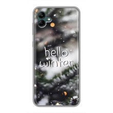 Новогодние, Праздничные Чехлы для Samsung Galaxy A04 - 2024 год (Hello winter)