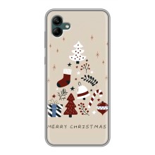 Різдвяні Чохли для Samsung Galaxy A04 (VPrint) (Merry Christmas)